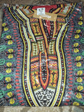 All Size Fit All Women African Dashiki Wear-Purple